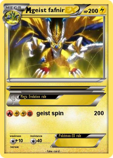 Pokemon geist fafnir