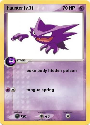Pokemon haunter lv.31