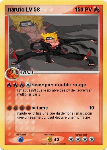 Pokemon naruto LV 58