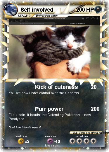 Pokemon Self involved