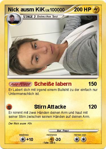 Pokemon Nick ausm KiK