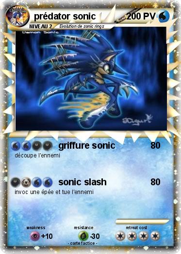 Pokemon prédator sonic