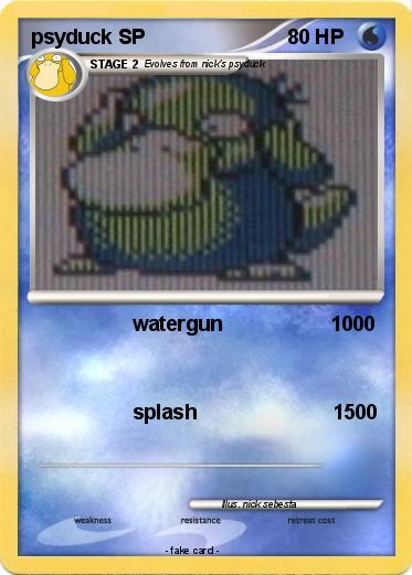 Pokemon psyduck SP