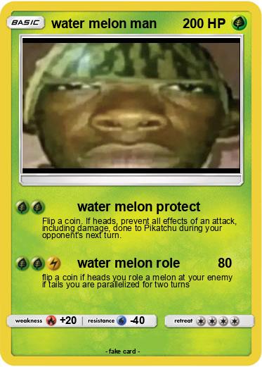 Pokemon water melon man