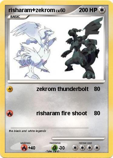 Pokemon risharam+zekrom