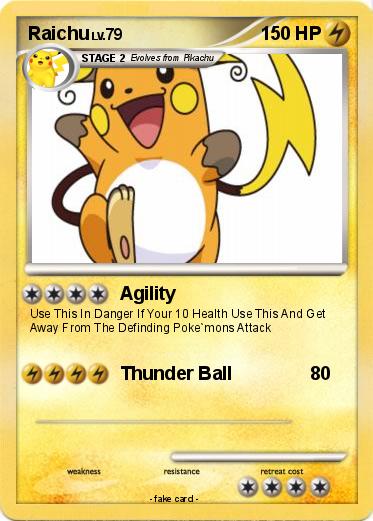 Pokemon Raichu