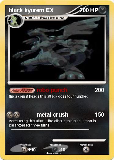 Pokemon black kyurem EX