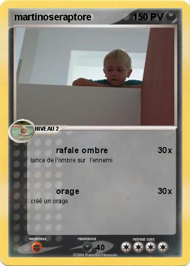 Pokemon martinoseraptore