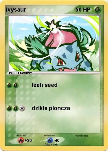Pokemon ivysaur