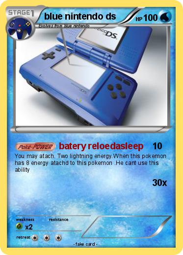 Pokemon blue nintendo ds