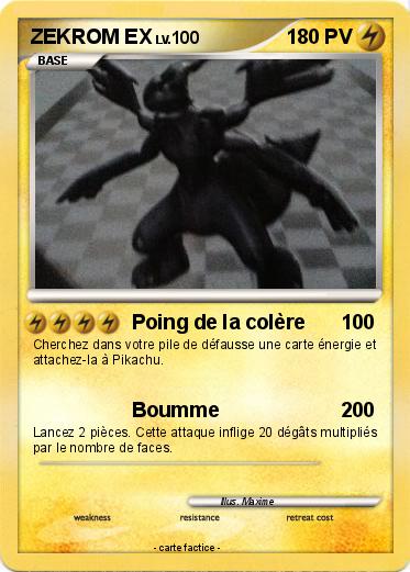 Pokemon ZEKROM EX