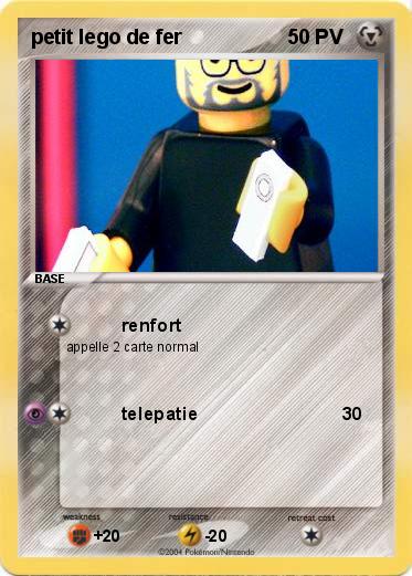 Pokemon petit lego de fer