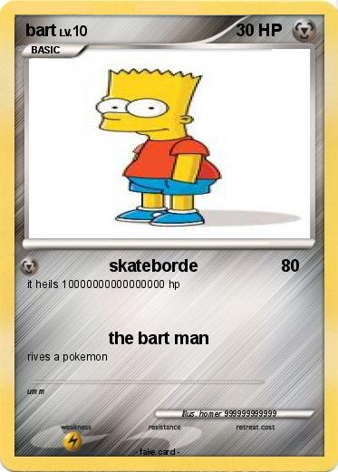 Pokemon bart