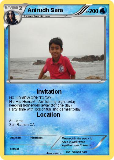Pokemon Anirudh Sara