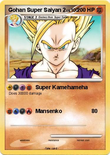 Pokemon Gohan Super Saiyan 2