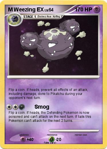 Pokemon M Weezing EX