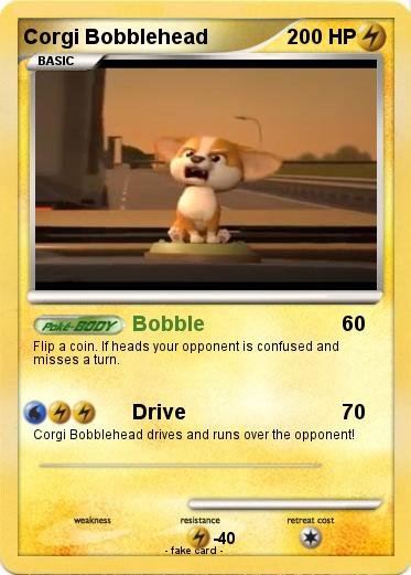 Pokemon Corgi Bobblehead