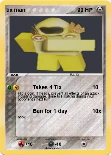 Pokemon tix man