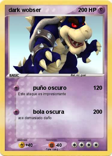 Pokemon dark wobser