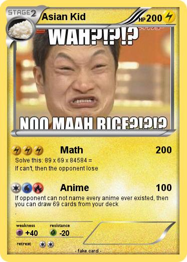Pokemon Asian Kid