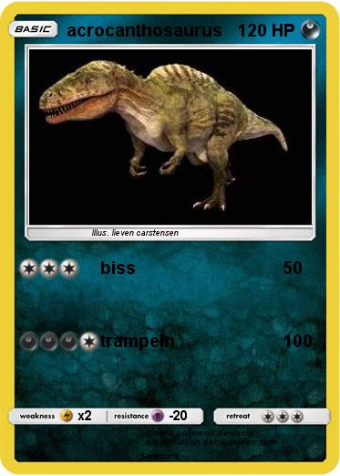 Pokemon acrocanthosaurus