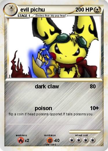 Pokemon evil pichu