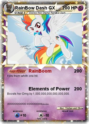 Pokemon RainBow Dash GX