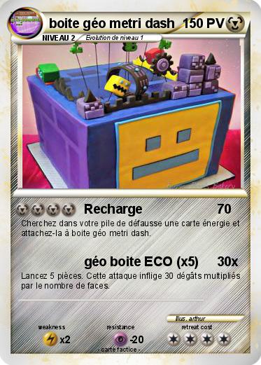 Pokemon boite géo metri dash