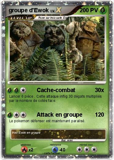 Pokemon groupe d'Ewok