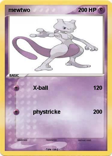 Pokemon mewtwo