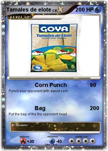 Pokemon Tamales de elote