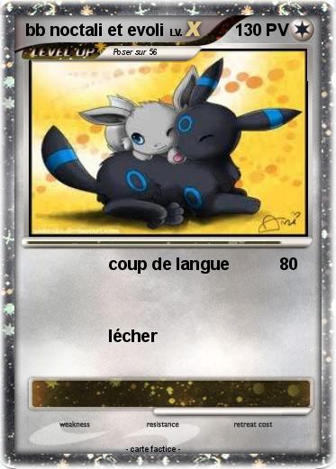 Pokemon bb noctali et evoli