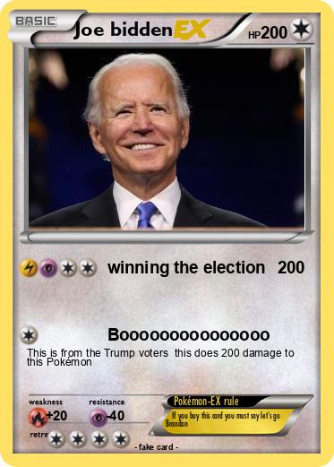 Pokemon Joe bidden
