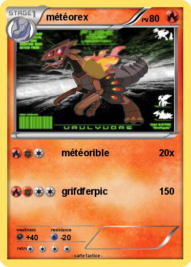 Pokemon météorex