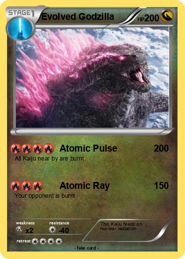 Pokemon Evolved Godzilla