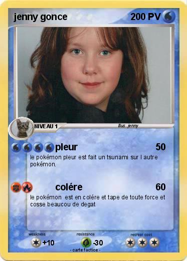 Pokemon jenny gonce