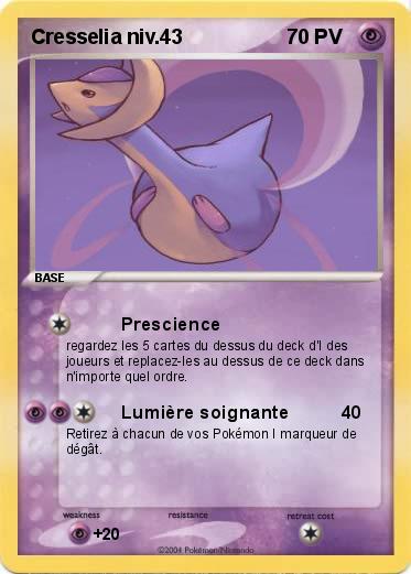 Pokemon Cresselia niv.43