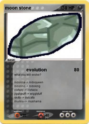 Pokemon moon stone