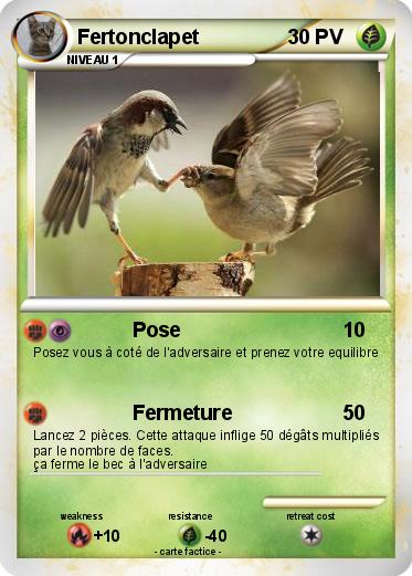 Pokemon Fertonclapet