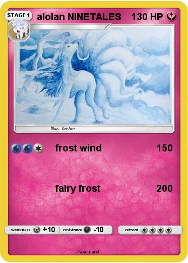 Pokemon alolan NINETALES