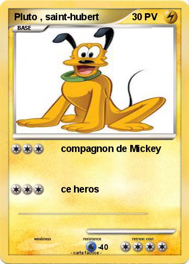 Pokemon Pluto , saint-hubert