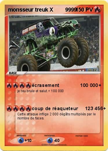 Pokemon monsseur treuk X        9999