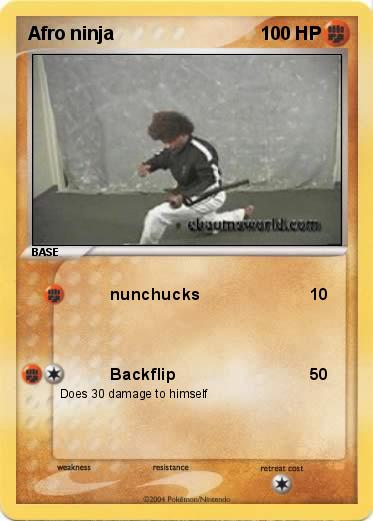 Pokemon Afro ninja