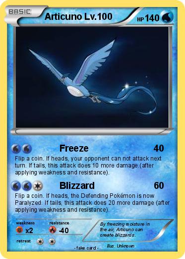Pokemon Articuno Lv.100