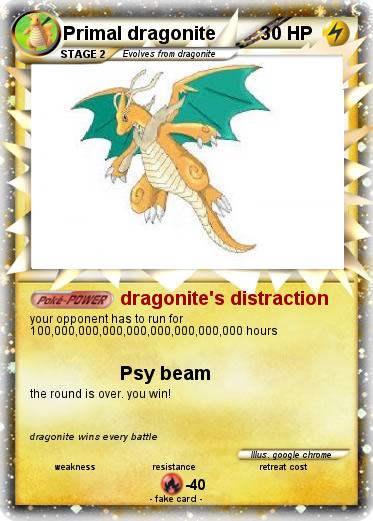 Pokemon Primal dragonite