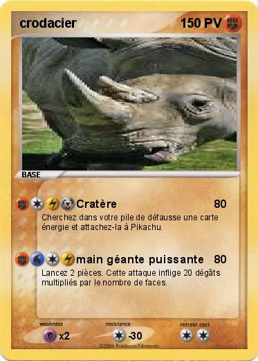 Pokemon crodacier