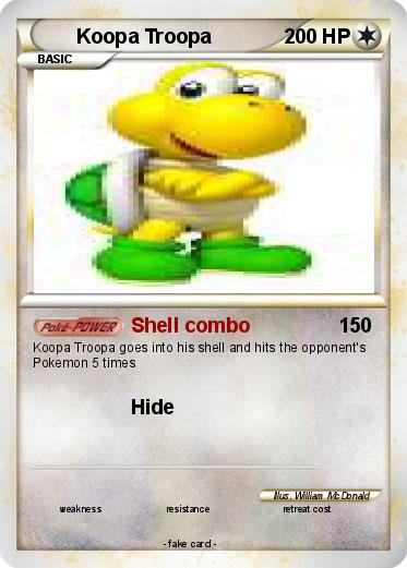 Pokemon Koopa Troopa