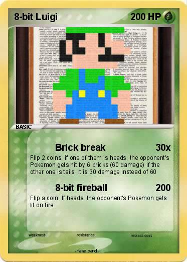 Pokemon 8-bit Luigi