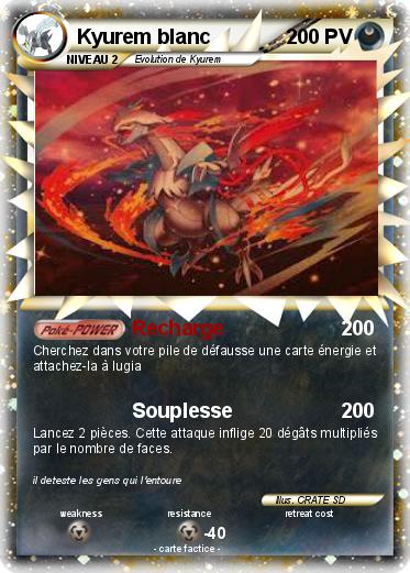 Pokemon Kyurem blanc