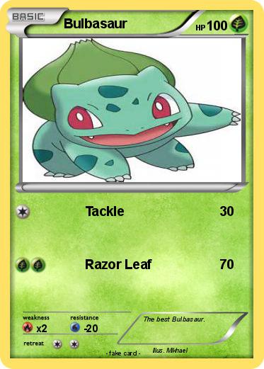 Pokemon Bulbasaur